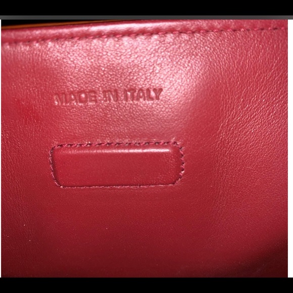 Authentic Christian Dior DIOREVER BAG deep red - Picture 7 of 8
